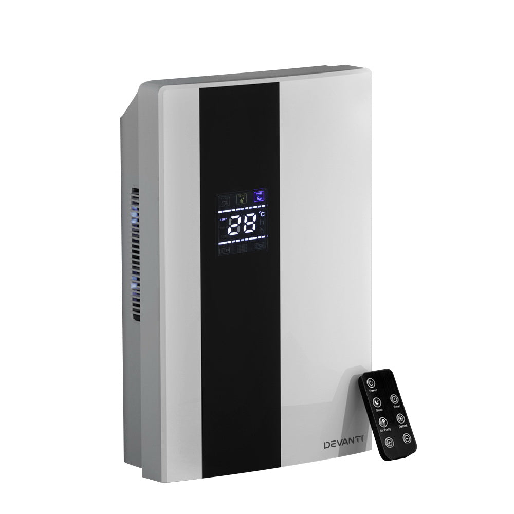 Devanti 2-in-1 Dehumidifier Air Purifier – White