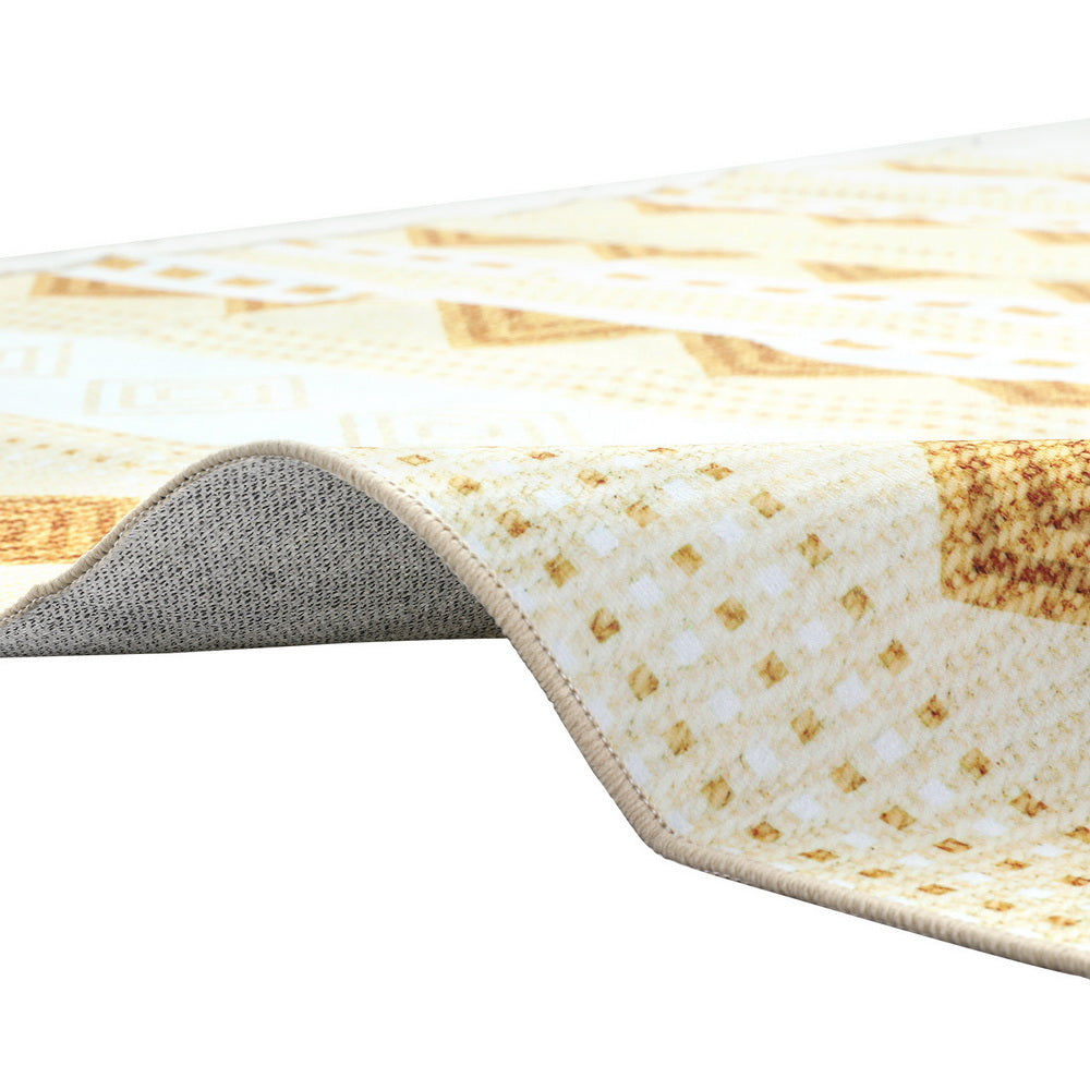 Artiss Oceans Ella Washable Rug 160x230cm – Soft Short Pile