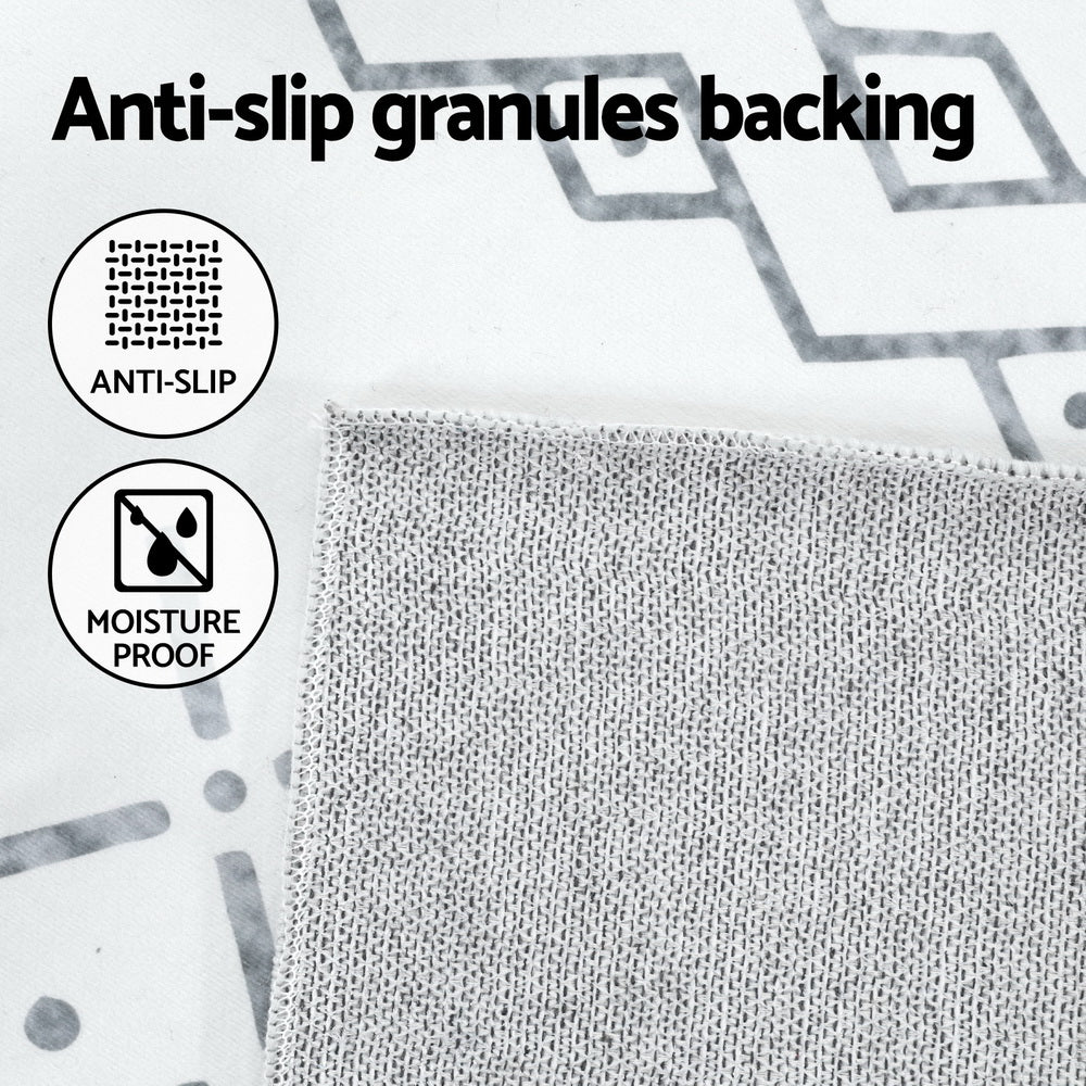 Artiss Oceans Una Washable Rug 120x160cm – Soft Short Pile