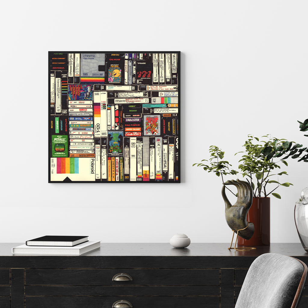 Oceans Book – Black Frame Canvas