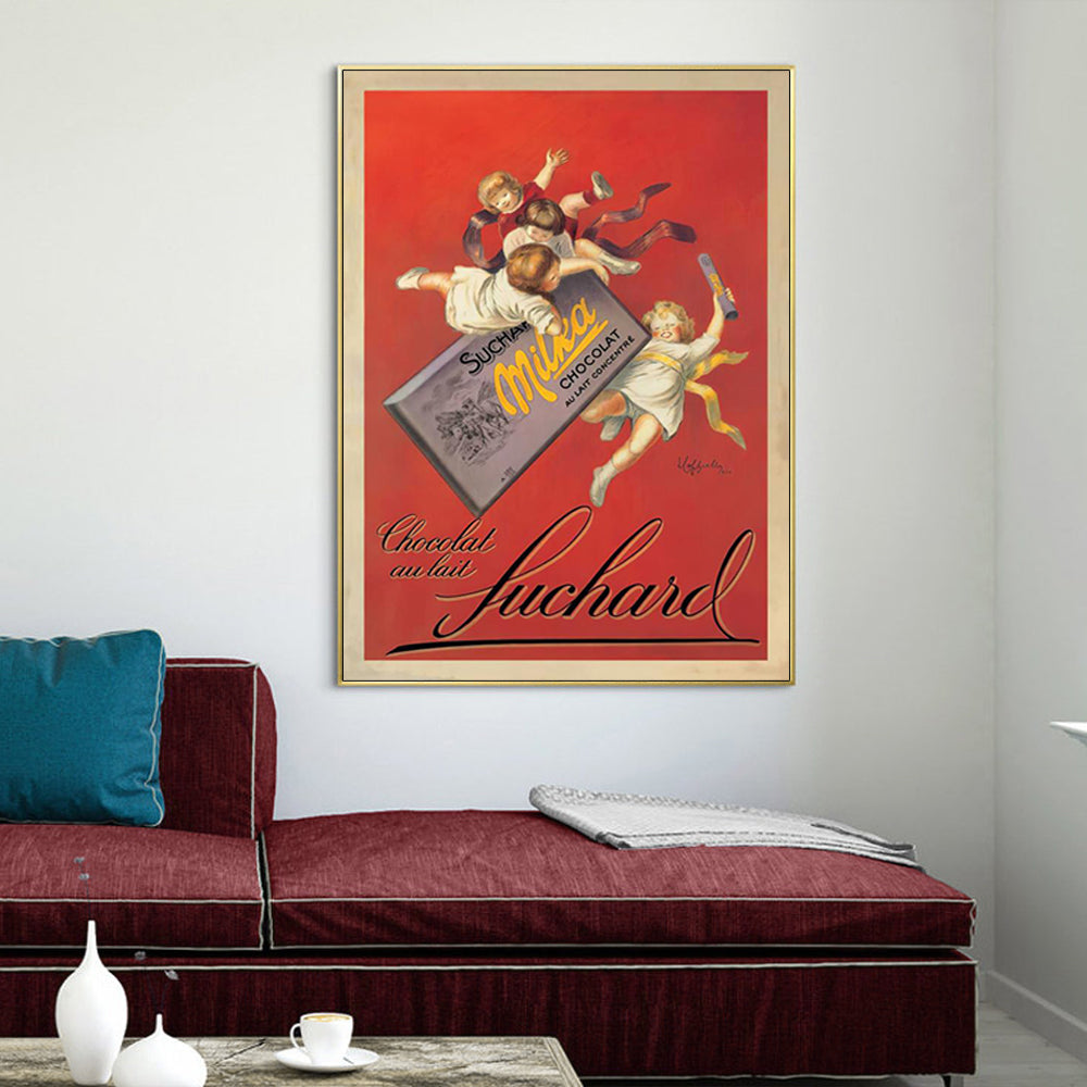 Oceans Milka Chocolates By Suchard – Gold Frame Canvas