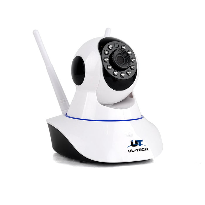 Camera Security WIFI Cam White UL-tech 1080P Wireless IP