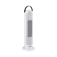 Devanti 2000W Ceramic Tower Heater Space Heaters Oscillating Indoor White