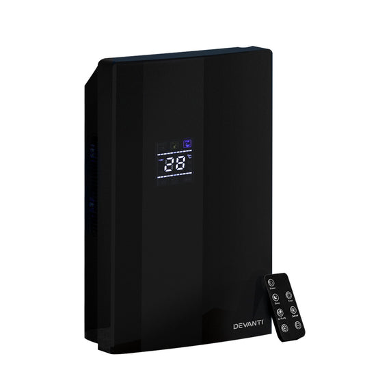 Devanti 2-in-1 Dehumidifier Air Purifier – Black