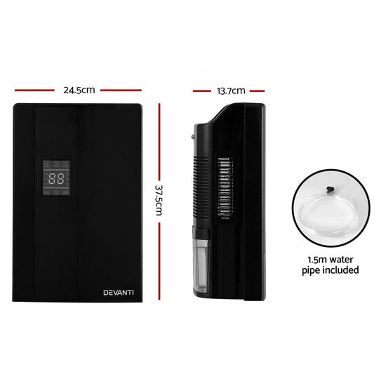 Devanti 2-in-1 Dehumidifier Air Purifier – Black