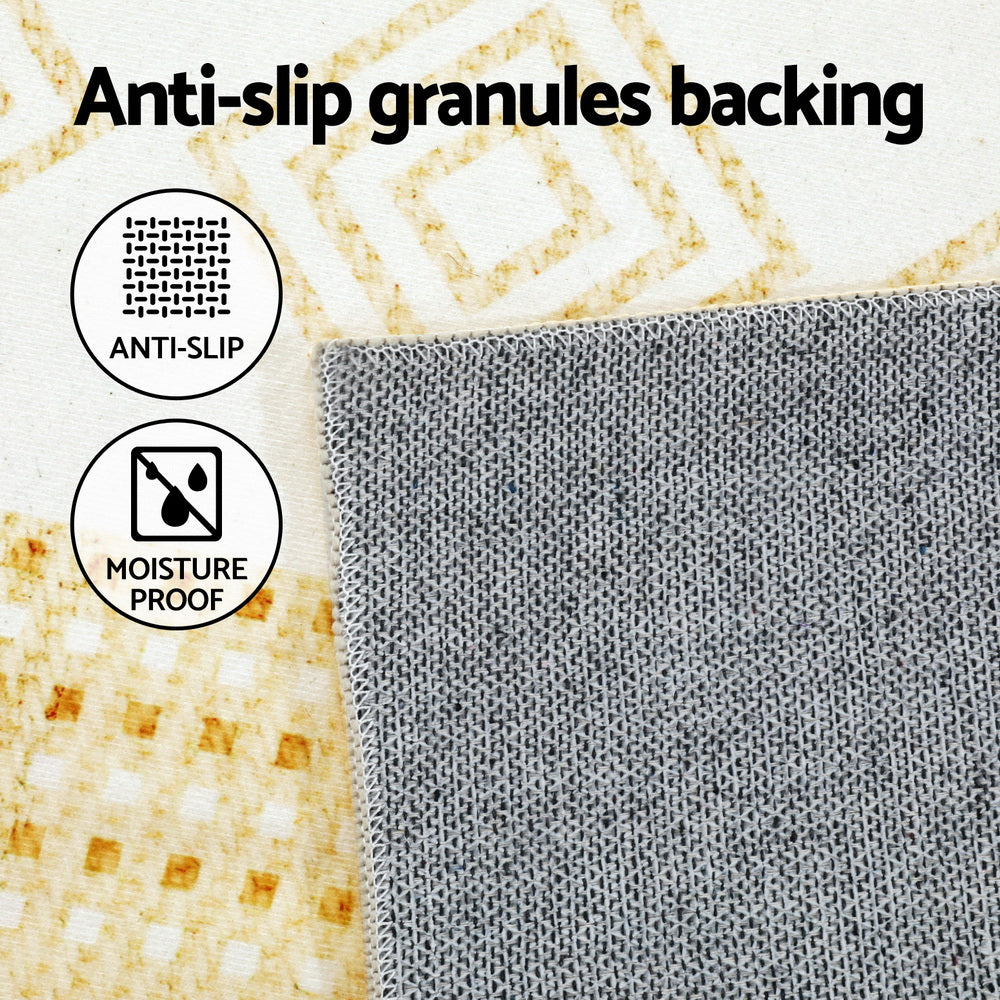 Artiss Oceans Ella Washable Rug 160x230cm – Soft Short Pile