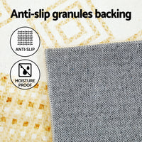 Artiss Oceans Ella Washable Rug 160x230cm – Soft Short Pile