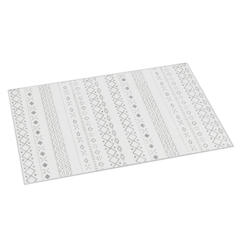 Artiss Oceans Una Washable Rug 120x160cm – Soft Short Pile
