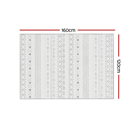 Artiss Rug 120x160cm Area Rug Washable Mat Large Carpet Soft Short Pile Una