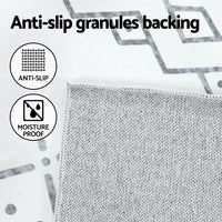 Artiss Oceans Una Washable Rug 120x160cm – Soft Short Pile