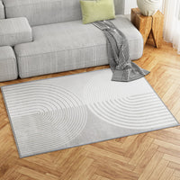 Artiss Oceans Cyril Faux Rabbit Fur Rug 120x160cm