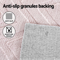 Artiss Oceans Ripple Washable Rug 160x230cm – Microfibre