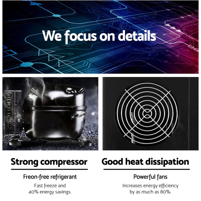 Devanti 15kg Ice Maker Machine Black