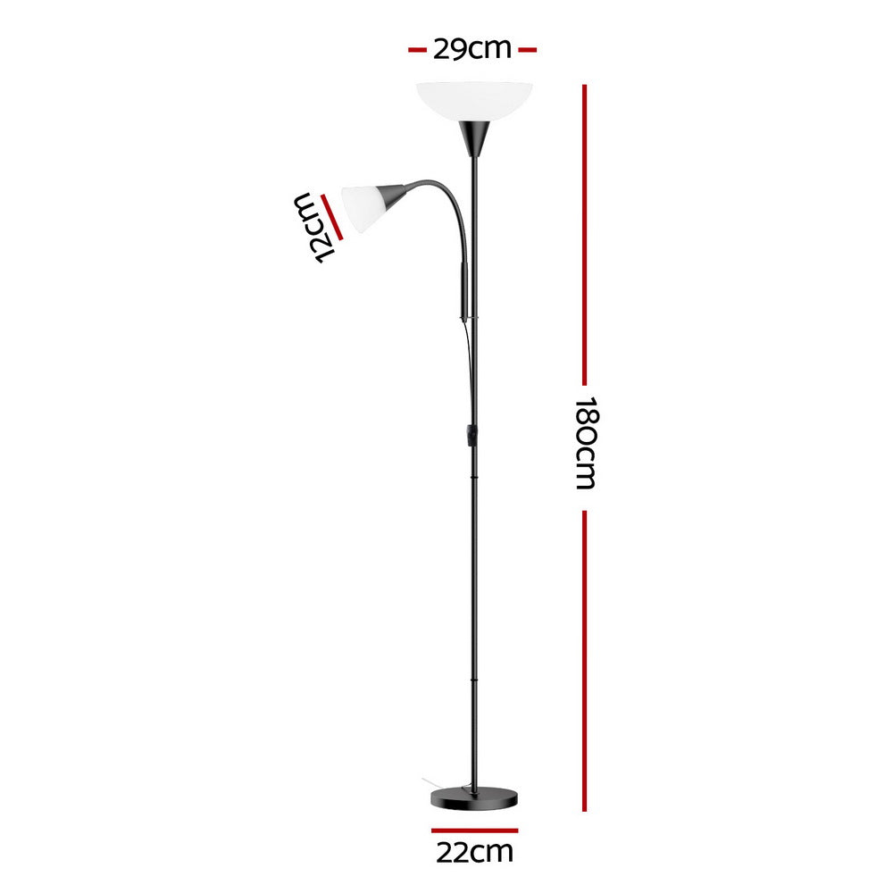 Artiss Oceans Mother & Child Floor Lamp – Black