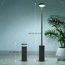 Portable Telescopic Camping Light with 5000mAh Battery â€“ Rechargeable, IPX65 Waterproof, Magnetic & Multi-Mode Outdoor Lamp (Grey)