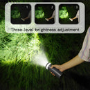 Portable Telescopic Camping Light with 5000mAh Battery â€“ Rechargeable, IPX65 Waterproof, Magnetic & Multi-Mode Outdoor Lamp (Grey)