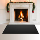 Fireproof Fireplace Hearth Mat, Fireplace Hearth Rug, Fire Resistant Rectangular Fire Pit, Heated Floor Mat for Outdoor Grills, Fire Pits, Smokers, Woodstoves, 48"x30"in
