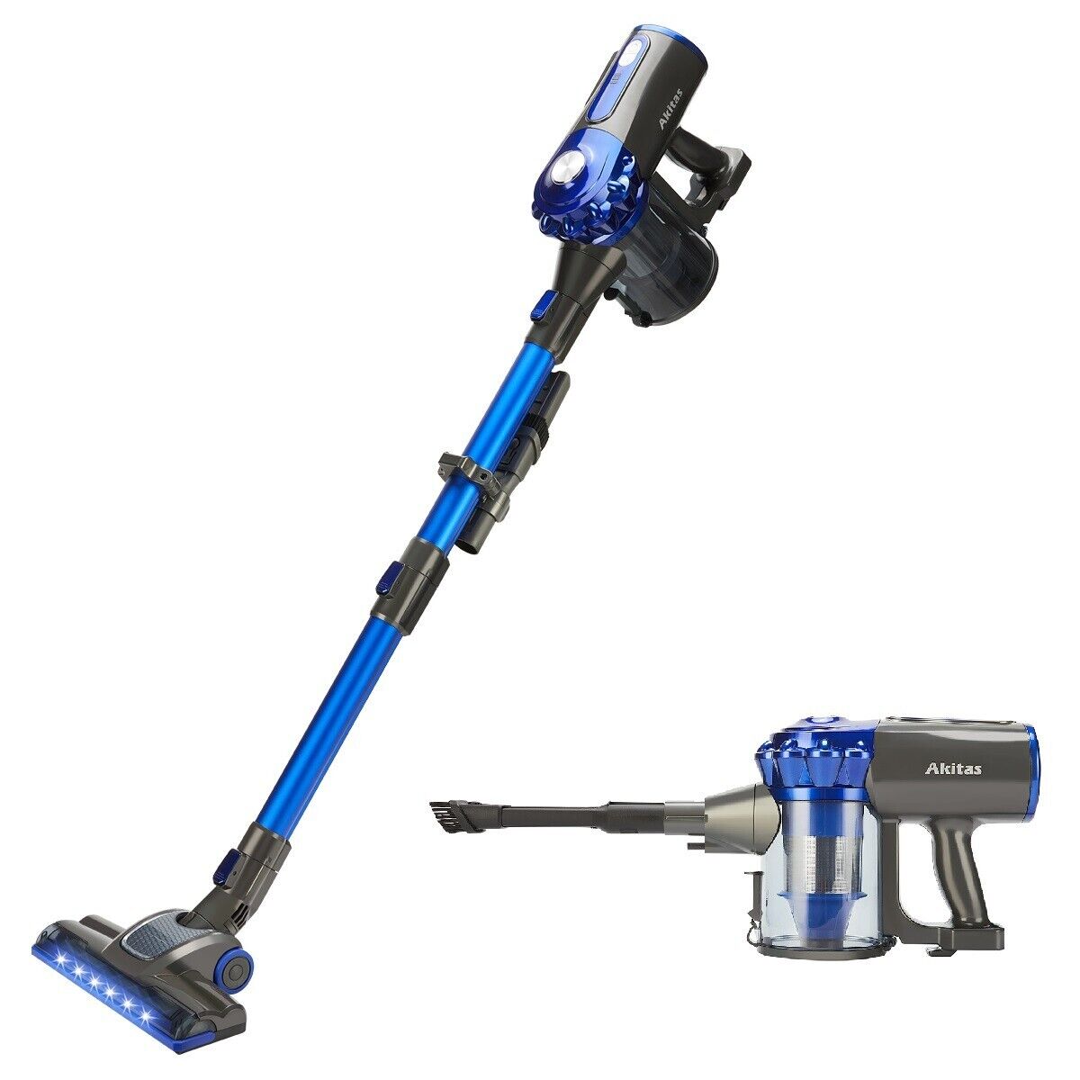 Handheld Stick Vacuum Cleaner 40 Min Runtime LED V8 150W