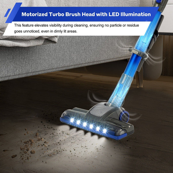 Handheld Stick Vacuum Cleaner 40 Min Runtime LED V8 150W