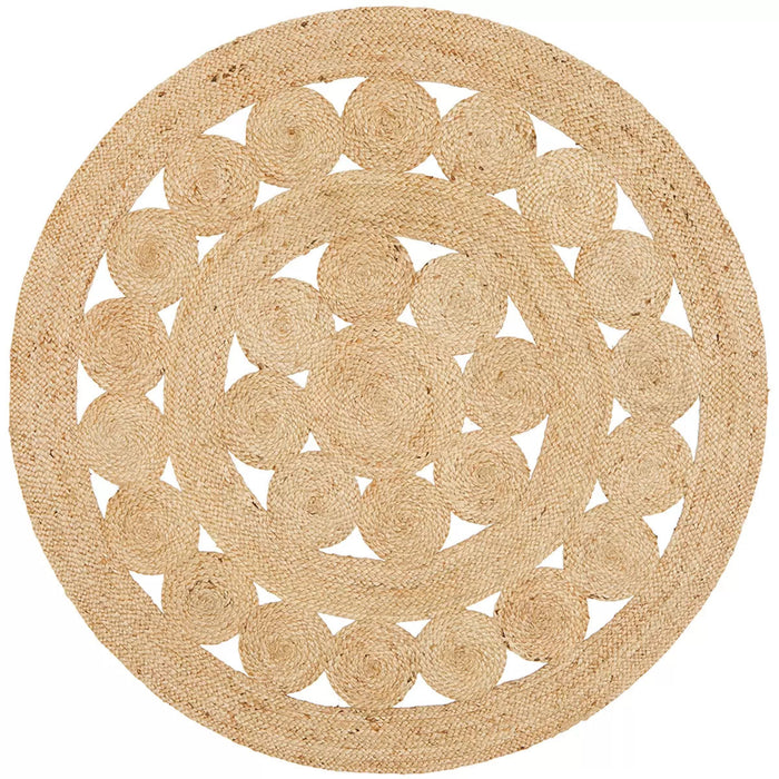 Atrium pilu natural rug 200 x 200cm