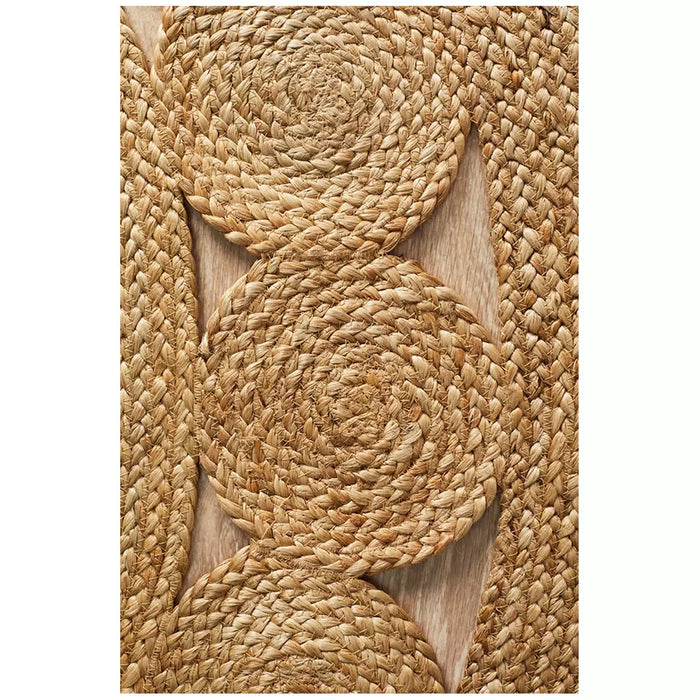 Atrium pilu natural rug 150 x 150cm