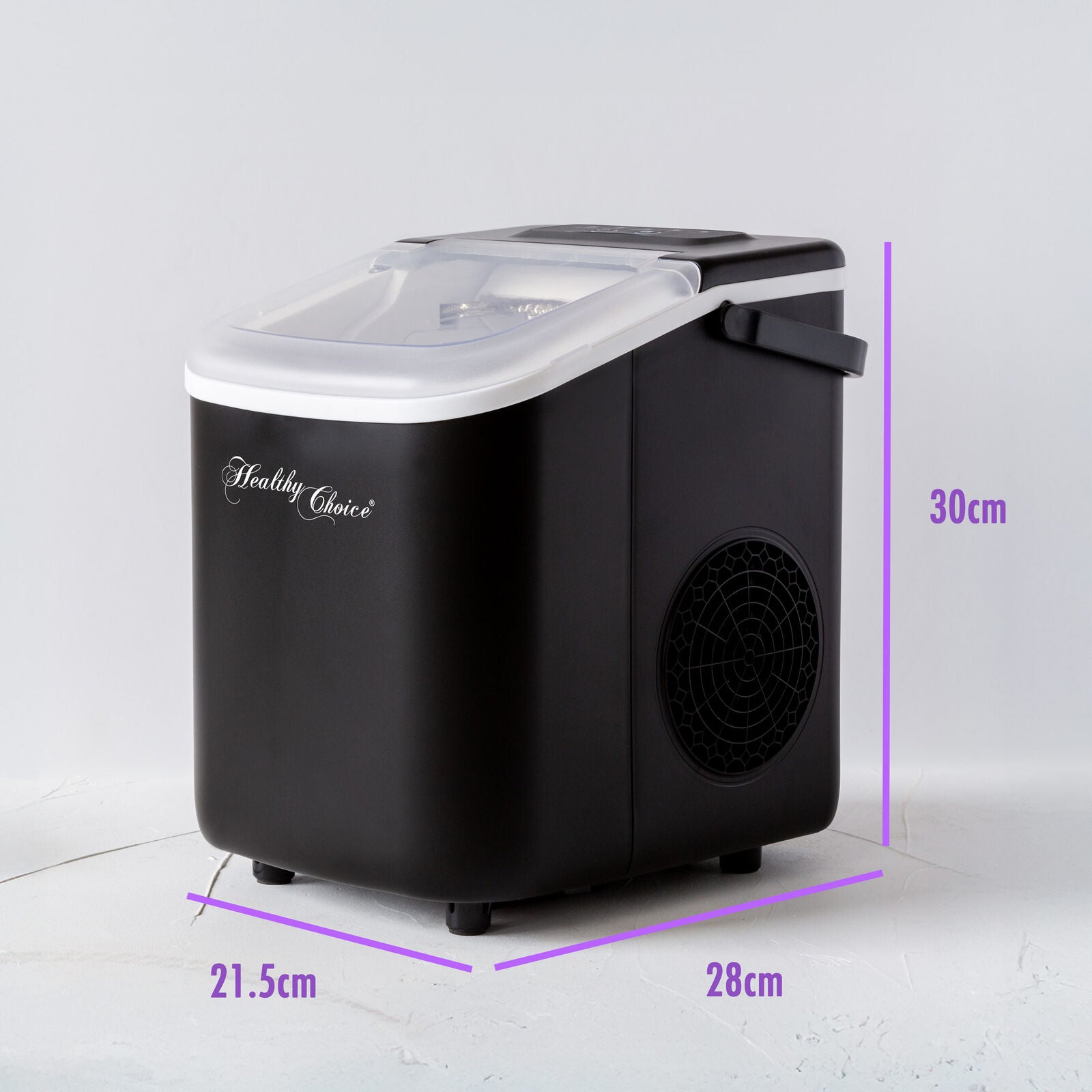 Ice Maker - Ready in 8 minutes, Up to 12kgs every 24 Hours
