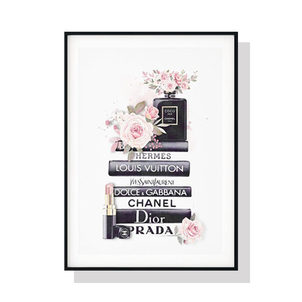 Oceans Fashion Book – Black Frame Canvas