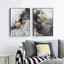 Oceans Black Splash – Black Frame Canvas (Set of 2)
