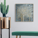 Oceans Forest In The Twilight Trees – Gold Frame Canvas