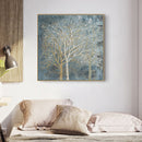 Oceans Forest In The Twilight Trees – Gold Frame Canvas