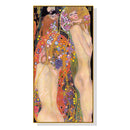 Oceans Water Serpents By Gustav Klimt – Gold Frame Canvas