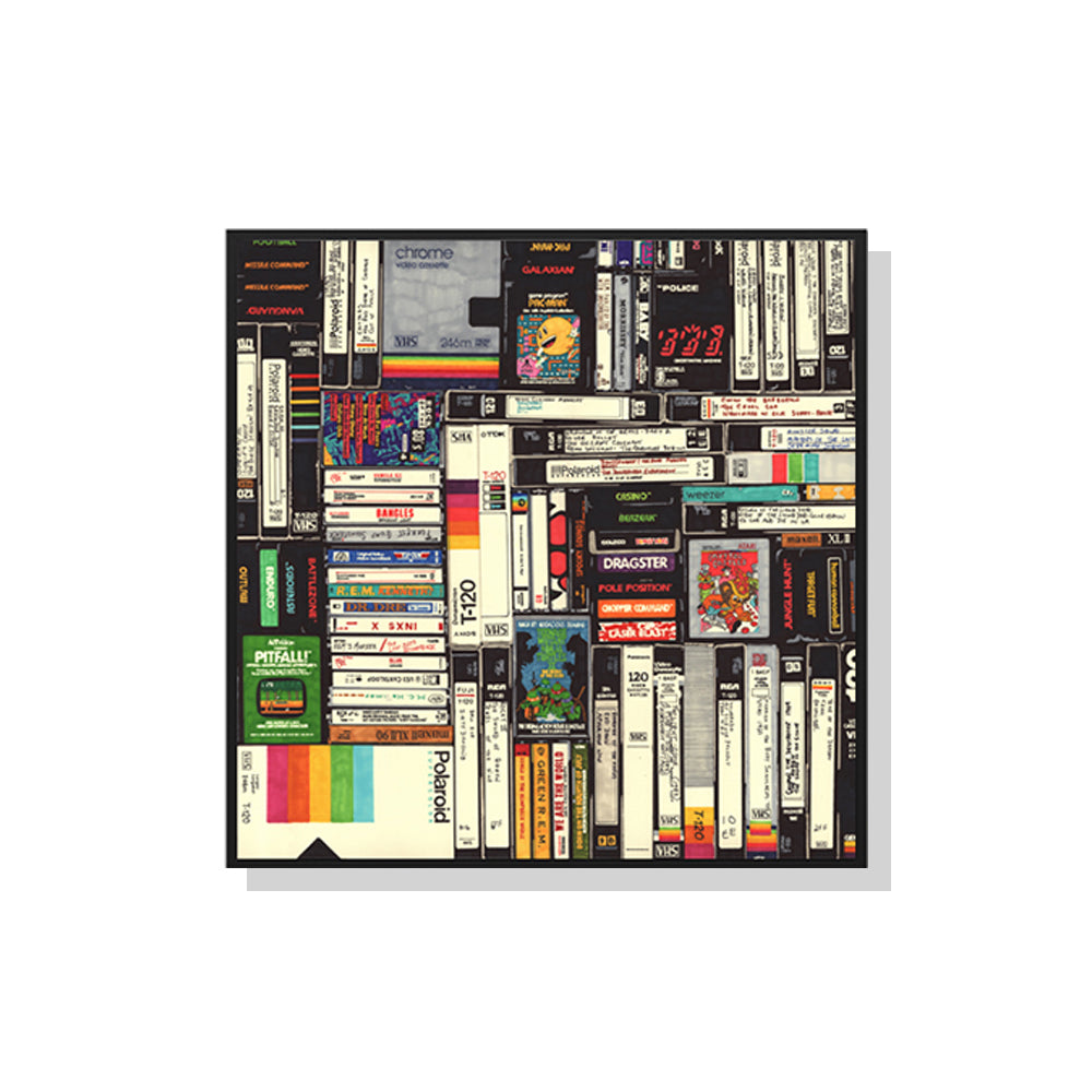 Oceans Book – Black Frame Canvas