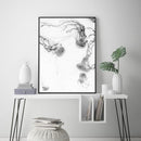 Oceans Jellyfish – Black Frame Canvas