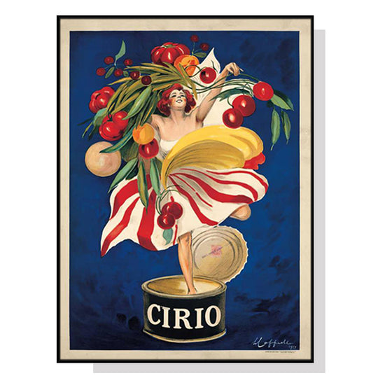Oceans Cirio By Leonetto Cappiello – Black Frame Canvas