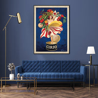Oceans Cirio By Leonetto Cappiello – Black Frame Canvas