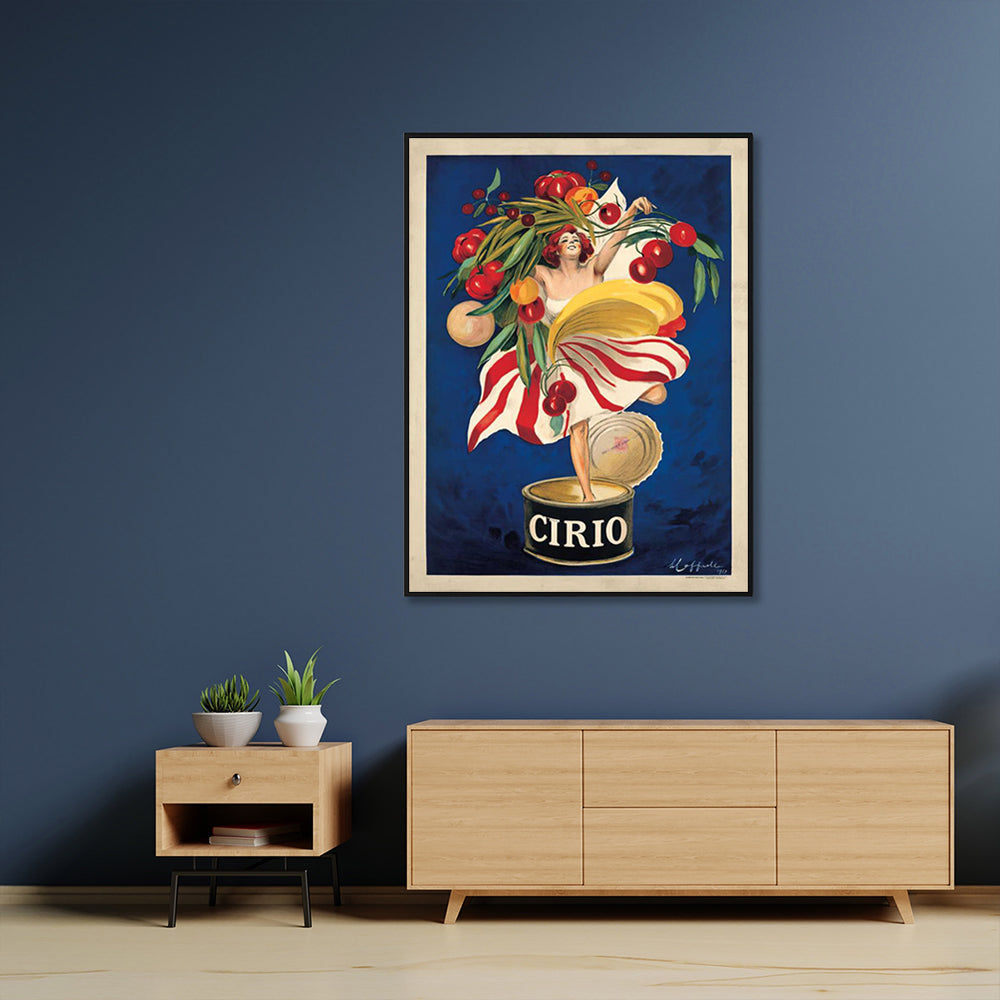 Oceans Cirio By Leonetto Cappiello – Black Frame Canvas