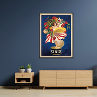 Oceans Cirio By Leonetto Cappiello – Black Frame Canvas