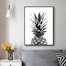 Oceans Pineapple – Black Frame Canvas