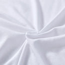 Cotton Quilt Cover Set - White - King