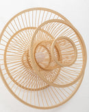 Aurora Natural Hand-Woven Bamboo 3-Layer Pendant Lamp Light