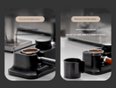 Black Espresso Coffee Tamping Station - Barista Tool Organizer for 51/53/58mm Portafilter, Tamper & Distributor