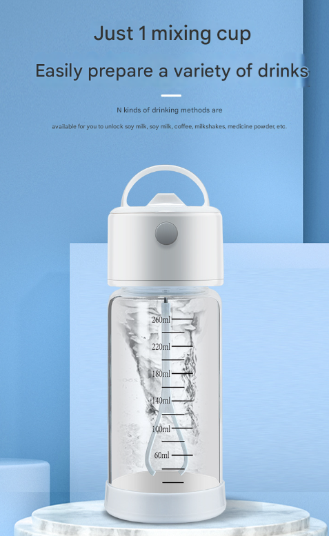 White Portable Electric Self-Stirring Mug