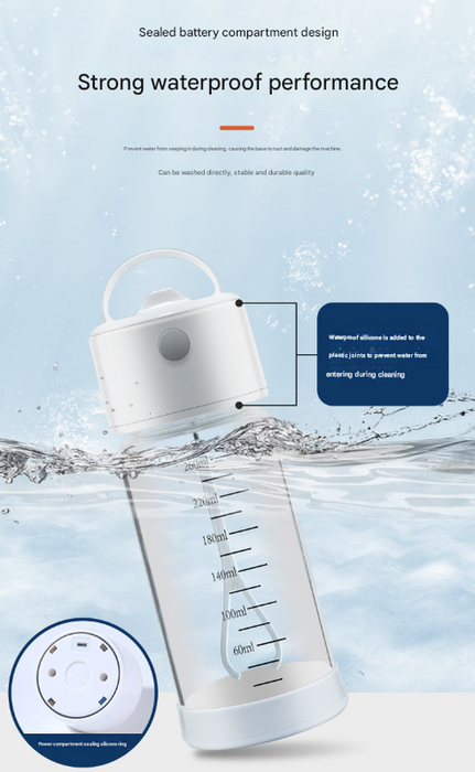 White Portable Electric Self-Stirring Mug