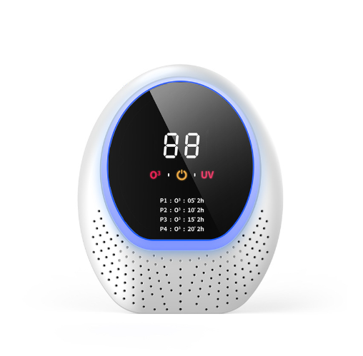 Rechargeable Ozone & UV-C Air Purifier – White
