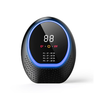 Rechargeable Ozone & UV-C Air Purifier – Black