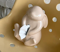 Artisan Ceramic Tissue Box Holder - Medium-High Fired Home Decor Organizer(Cream color)