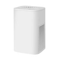 Compact Desktop Air Purifier Dual Carbon Filter – White